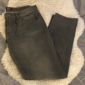 Hudson Jeans Blake Men's Dark Gray Slim Straight Jeans